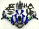 Carenagens Moto Yamaha YZF R1 2015-2019 - Azul Prata Preto Verde MoviStar