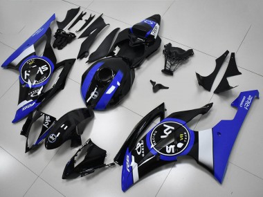Carenagem Moto Yamaha YZF R6 2008-2016 - Branco Azul Preto Brilhante