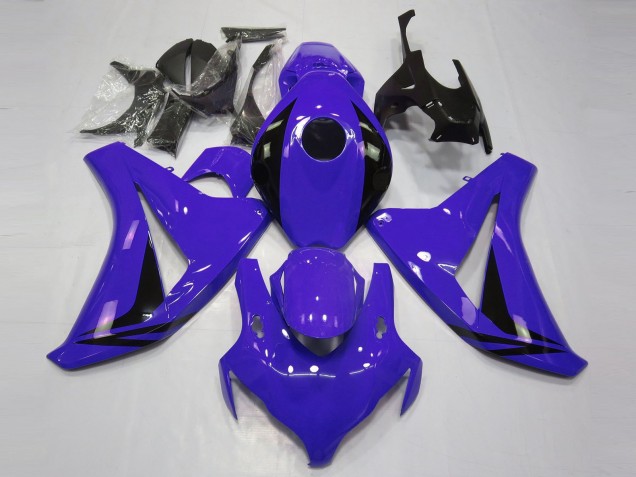 Carenagens Moto Honda CBR1000RR 2008-2011 - Azul Preto Brilhante OEM Estilo