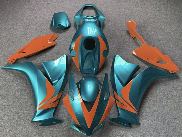 Carenagens Moto Honda CBR1000RR 2012-2016 - Ciano Azul Laranja