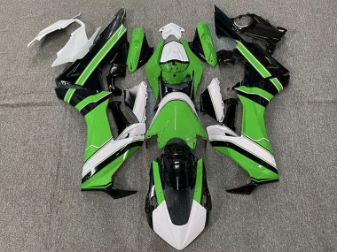 Carenagem Moto Honda CBR1000RR 2017-2023 - Branco Verde Preto Brilhante