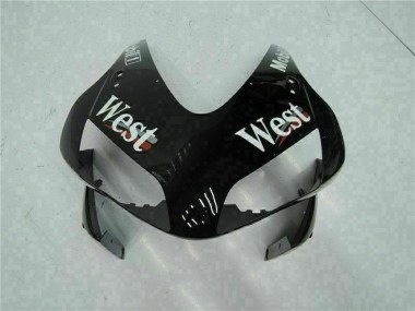 Carenagens Moto Honda CBR600RR 2003-2004 - Preto Brilhante Branco West Mobil