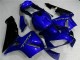 Kits Carenagem Moto Honda CBR600RR 2003-2004 - Azul Preto Brilhante