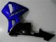 Kits Carenagem Moto Honda CBR600RR 2003-2004 - Azul Preto Brilhante