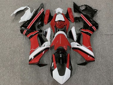 Carenagens Moto Honda CBR1000RR 2017-2023 - Branco Vermelho Preto Brilhante