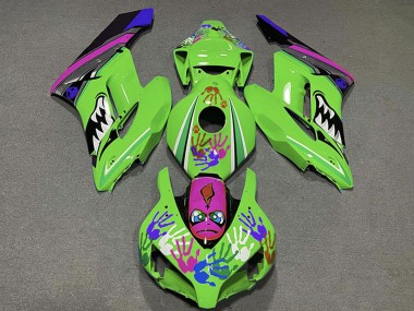 Carenagens Moto Honda CBR1000RR 2004-2005 - Verde Roxo Azul Preto Tubarão