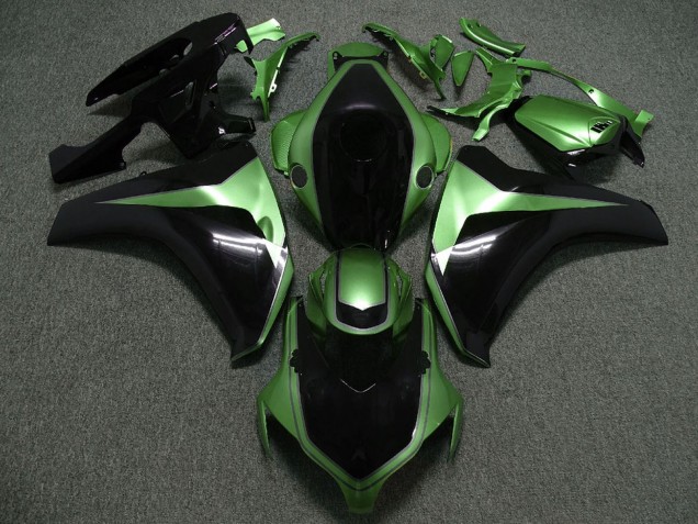 Carenagens Moto Honda CBR1000RR 2008-2011 - Verde Preto Brilhante
