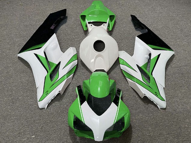 Carenagens Moto Honda CBR1000RR 2004-2005 - Branco Verde Preto Brilhante