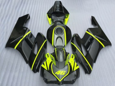 Carenagens Moto Honda CBR1000RR 2004-2005 - Cinzento Preto Alta Visibilidade Amarelo Motul 46