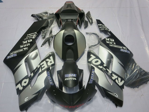 Carenagens Moto Honda CBR1000RR 2004-2005 - Prata Cinzento Preto Fosco Repsol