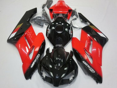 Carenagens Moto Honda CBR1000RR 2004-2005 - Vermelho Preto Brilhante Mugen