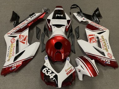 Carenagens Moto Honda CBR1000RR 2004-2005 - Branco Vermelho Musashi 634