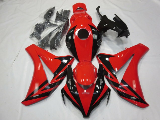 Carenagem Moto Honda CBR1000RR 2008-2011 - Vermelho Preto Brilhante OEM Estilo