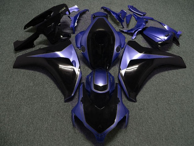 Carenagens Moto Honda CBR1000RR 2008-2011 - Roxo Preto Brilhante