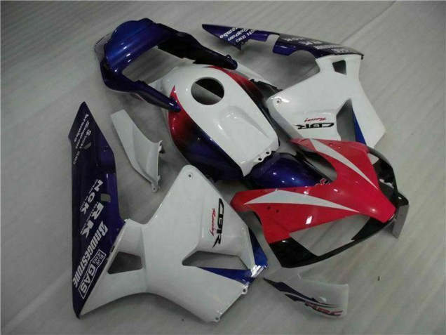 Carenagem Moto Honda CBR600RR 2003-2004 - Branco Vermelho Azul