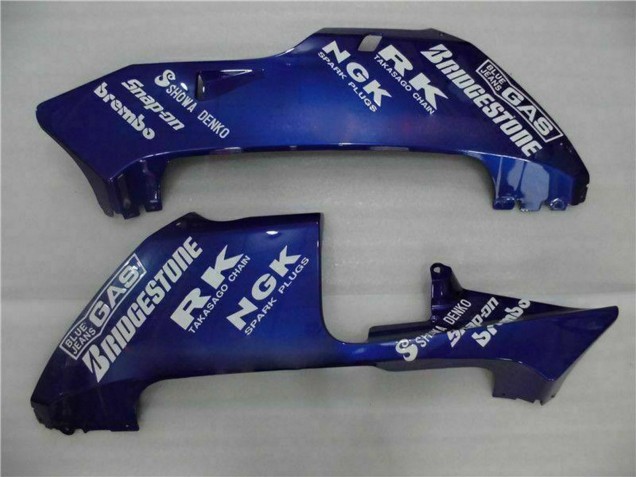 Carenagem Moto Honda CBR600RR 2003-2004 - Branco Vermelho Azul