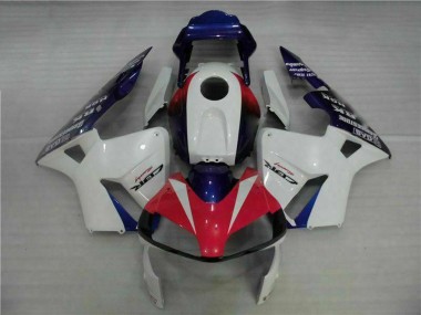 Carenagem Moto Honda CBR600RR 2003-2004 - Branco Vermelho Azul