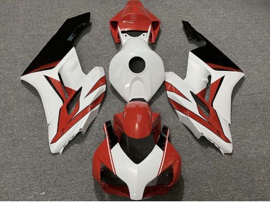 Carenagens Moto Honda CBR1000RR 2004-2005 - Branco Vermelho Preto Brilhante