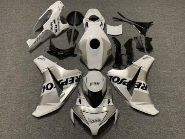Carenagens Moto Honda CBR1000RR 2008-2011 - Branco Prata Preto Repsol