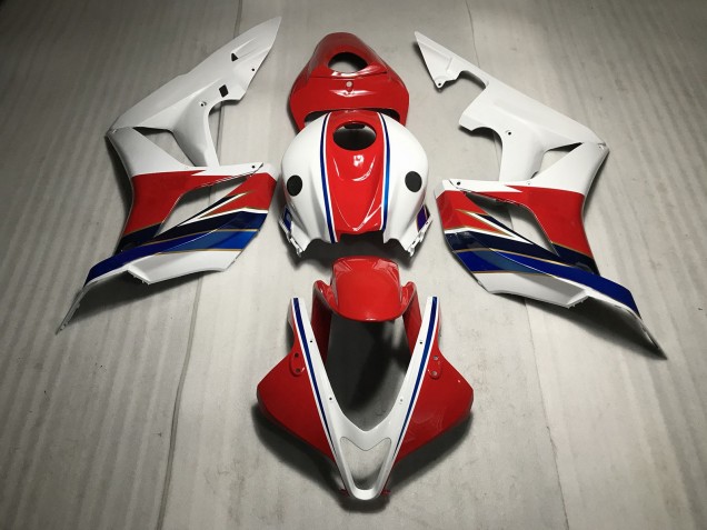 Carenagens Moto Honda CBR600RR 2007-2008 - Branco Vermelho Azul Escuro Preto OEM Estilo