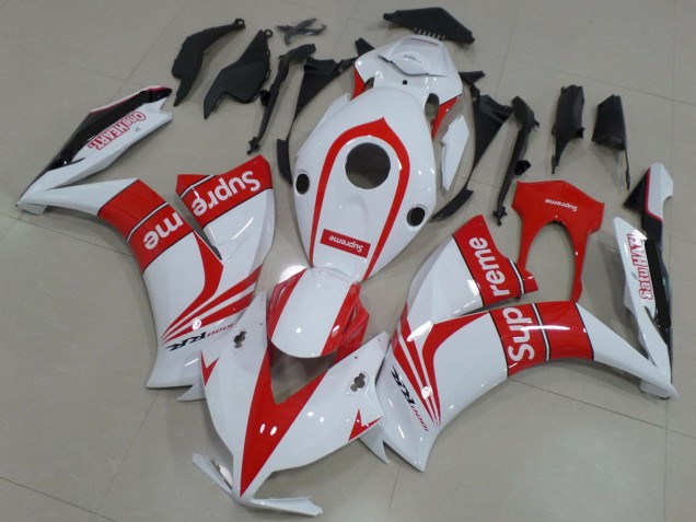 Carenagens Moto Honda CBR1000RR 2012-2016 - Branco Vermelho Supreme