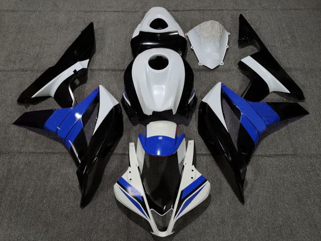 Carenagens Moto Honda CBR600RR 2007-2008 - Branco Azul Preto Brilhante