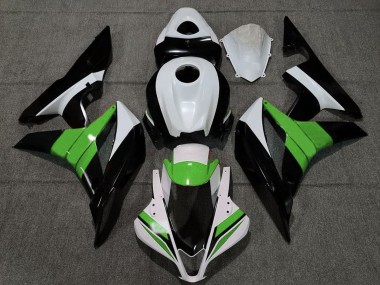 Carenagens Moto Honda CBR600RR 2007-2008 - Branco Verde Preto Brilhante
