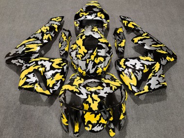 Carenagens Moto Honda CBR600RR 2005-2006 - Camouflage Amarelo