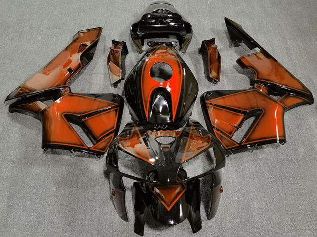 Carenagens Moto Honda CBR600RR 2005-2006 - Laranja Profundo