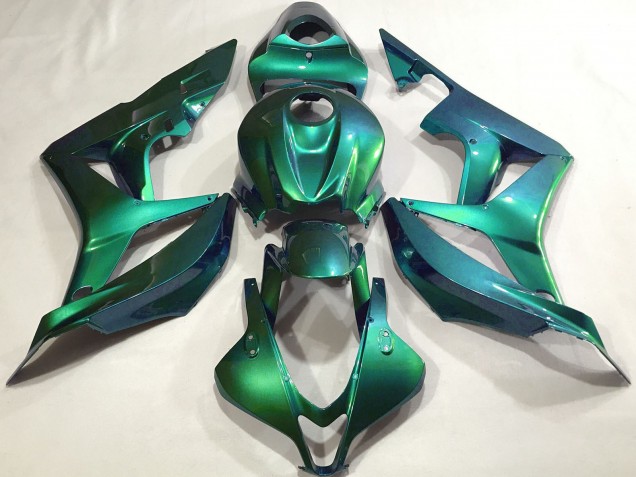 Carenagens Moto Honda CBR600RR 2007-2008 - Verde Esmeralda Plano