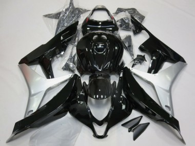 Carenagens Moto Honda CBR600RR 2007-2008 - Prata Preto Brilhante