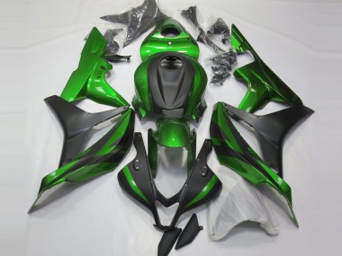 Carenagens Moto Honda CBR600RR 2007-2008 - Verde Preto Fosco