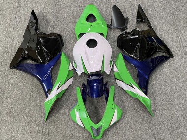 Carenagens Moto Honda CBR600RR 2009-2012 - Branco Verde Azul Preto Brilhante
