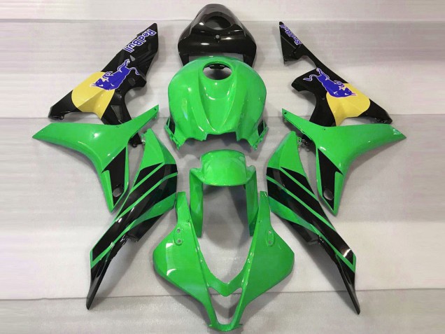 Carenagens Moto Honda CBR600RR 2007-2008 - Verde Amarelo Preto Brilhante Azul Touro