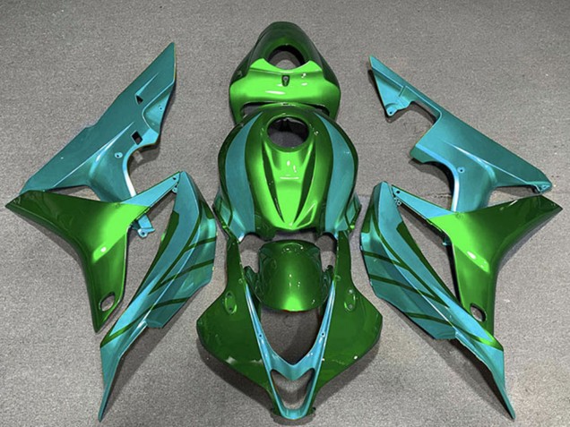 Carenagens Moto Honda CBR600RR 2007-2008 - Verde Azul Petróleo
