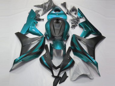 Carenagens Moto Honda CBR600RR 2007-2008 - Azul Claro Preto Fosco