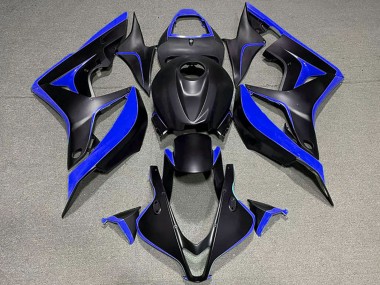 Carenagens Moto Honda CBR600RR 2007-2008 - Azul Preto Fosco