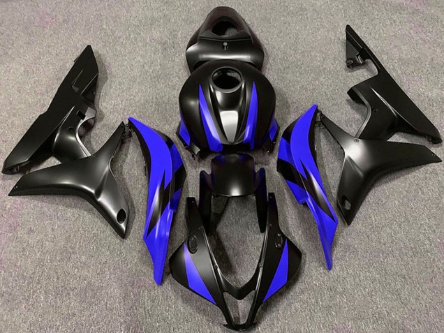 Carenagem Moto Honda CBR600RR 2007-2008 - Azul Preto Fosco