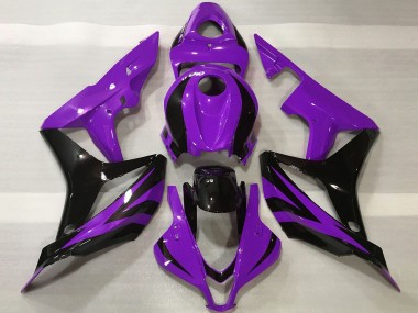 Carenagens Moto Honda CBR600RR 2007-2008 - Roxo Preto Brilhante OEM Estilo