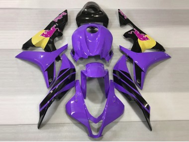 Carenagens Moto Honda CBR600RR 2007-2008 - Roxo Amarelo Preto Brilhante Rosa Touro