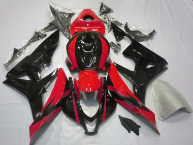 Carenagens Moto Honda CBR600RR 2007-2008 - Vermelho Preto Brilhante OEM Estilo