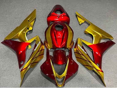 Carenagens Moto Honda CBR600RR 2007-2008 - Ouro Vermelho