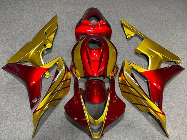 Carenagens Moto Honda CBR600RR 2007-2008 - Ouro Vermelho
