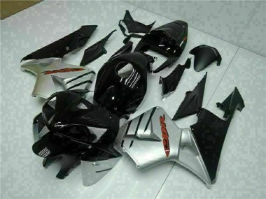 Carenagens Moto Honda CBR600RR 2005-2006 - Preto Brilhante Prata