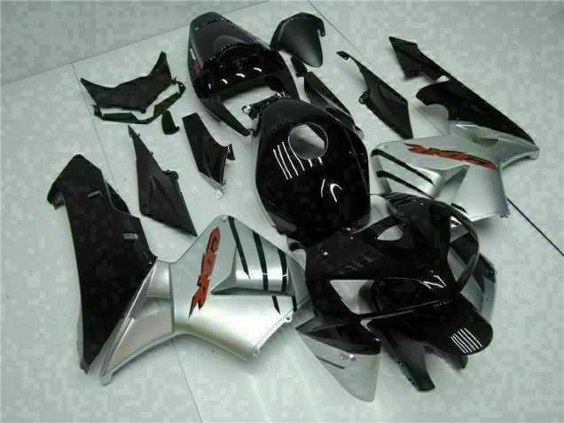 Carenagens Moto Honda CBR600RR 2005-2006 - Preto Brilhante Prata