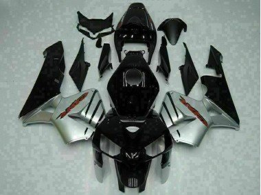 Carenagens Moto Honda CBR600RR 2005-2006 - Preto Brilhante Prata