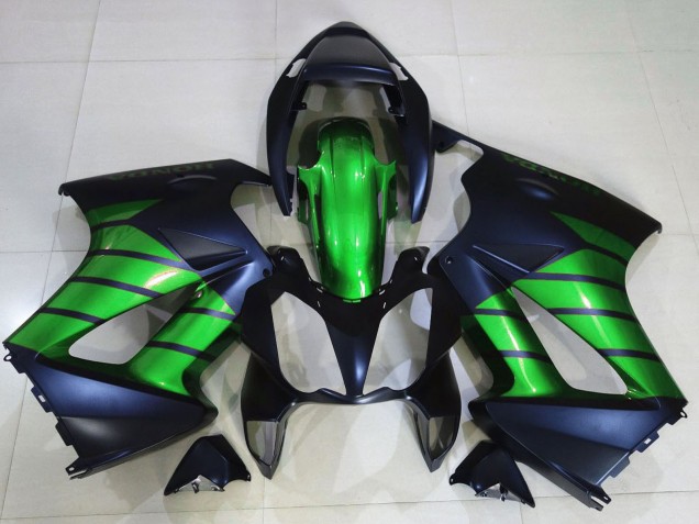 Carenagens Moto Honda VFR 800 2002-2013 - Verde Preto Fosco