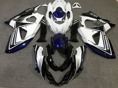 Carenagens Moto Suzuki GSXR 1000 2009-2016 - Azul Branco Preto
