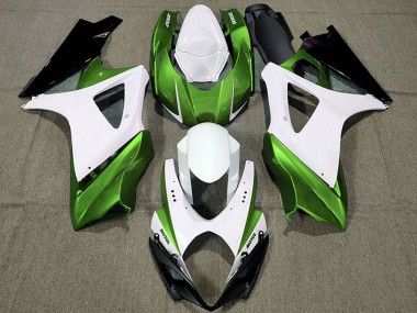 Carenagens Moto Suzuki GSXR 1000 2007-2008 - Branco Verde Preto