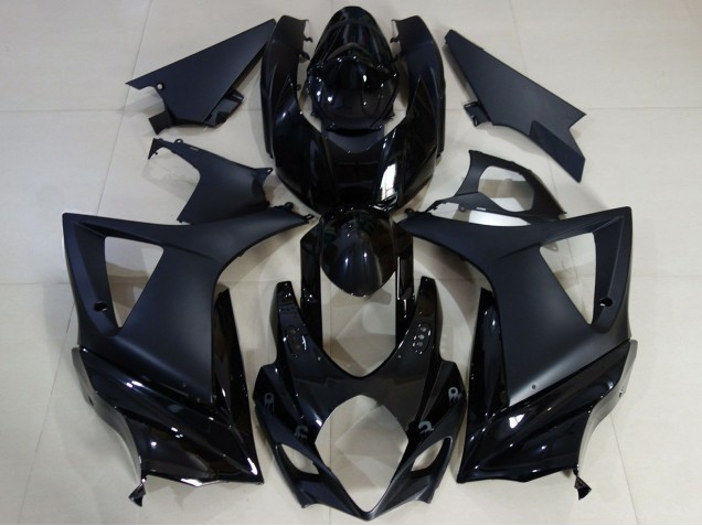 Carenagem Moto Suzuki GSXR 1000 2007-2008 - Preto Brilhante Preto Fosco